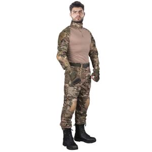 Комплект костюм панталони и блуза за защита, Tactical Guard, с наколенки XL Маслинен камуфлаж 121735253 - Безопасност и здраве при работа