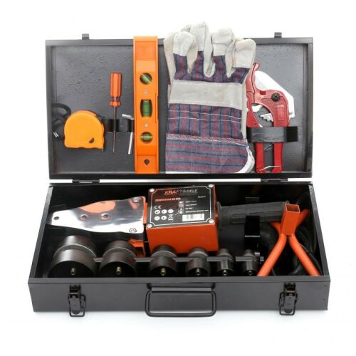 Trusa de sudură țevi PPR Kraft&Dele KD3072 în carcasă metalică