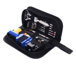 Отворен комплект за ремонт на часовници Tagred с инструменти - Набор от инструменти