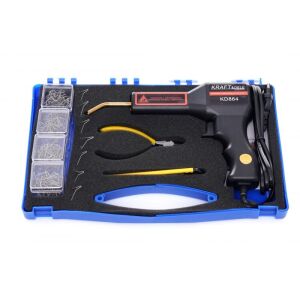 Kraft&Dele KD864 50W pistol de sudură plastic cu capse, clești și cutter în cutie - Mașini de lipit