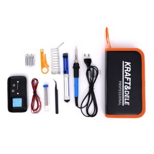 Set pistol de lipit Kraft&Dele KD1717 80W cu accesorii - Mașini de lipit