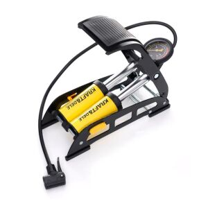 Pompa de picior cu manometru, Kraft&Dele, 44 x 110 mm, KD11824 125369221 - Pompe de picior