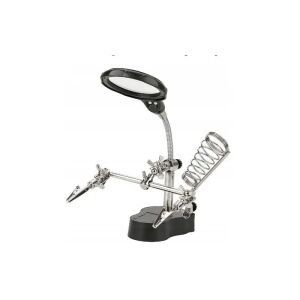 Suport lipit Kraft&Dele KD10455 cu lupă și lumină LED - Mașini de lipit