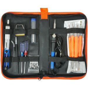 Set pistol de lipit Verke V08156 60W cu vârfuri și accesorii - Mașini de lipit