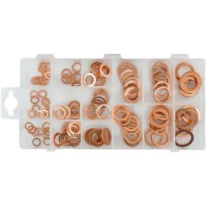 Комплект медни шайби, Verke, V06710, 150 бр 121747518 - Крепежни елементи