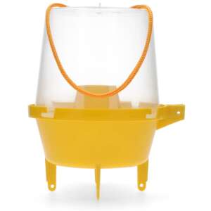 Sárga Knock Off darázscsapda, függő, átlátszó műanyag tartállyal és narancssárga kötéllel - Knock Off