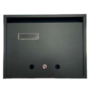 Treppenbriefkasten (Florida) 350 mm x 270 mm x 60 mm nach oben öffnende Visitenkarte Anthrazit 110414713 - Gomboss