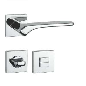 APRILE BERGENIA Négyzetrozettás Q SLIM 7MM LC - Fényes króm WC 110414780 - Aprile