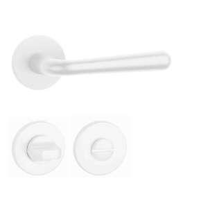 APRILE IRGA Kreis R SLIM 7MM Weiß Weißes WC 110415058 - Türknäufe & Türklinken