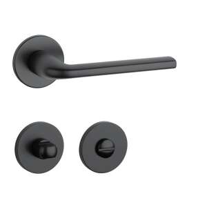 APRILE OLEANDRO Rozeta okrągła R SLIM 7MM Czarny WC 110415119 - Drzwi