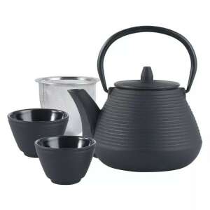 Fierbător din fontă cu 2 căni Kinghoff KH 1846, 1 l, Filtru, Inducție, Negru 110416013 - Ceai & Accesoriu pentru prepararea ceaiului