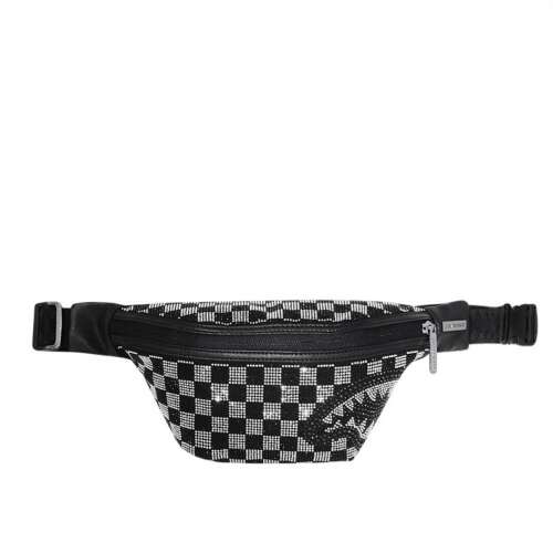 Sprayground trinity checkered crossbody övtáska unisex fekete one 110419935