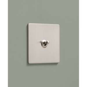 Fém kapcsoló Silver Essence, Vichema 1Gang 2Way, 10A, fényes ezüst 110427088 - Villanyszerelés