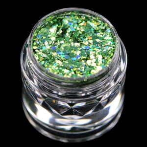 Holografikus kozmetikai csillám (zöld) sminkhez/testművészethez PK173 KAJOL Beauty®, <1g 136077202 - Körömdíszítő csillámpor