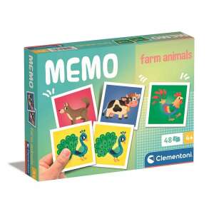 Clementoni Memo Farmtiere Memory Spiel, 48 Karten, ab 4 Jahren - Clementoni