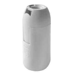 Grlo za žarulju, Virone, model LH/E14-1/W, termoplastika, bijela 110427419 - Lampa i rasvjeta