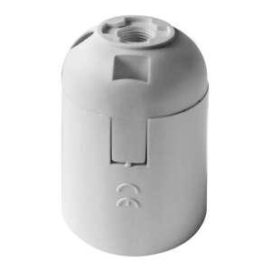 Grlo za žarulju E27 Virone LH/E27-1/W, termoplastika, bijela 110427421 - Lampa i rasvjeta