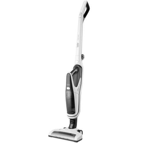 Aspirator vertical Beko VRT61818VW, baterie 18V Li-Ion, recipient praf 0,5L, autonomie 60 min, filtru HEPA, alb