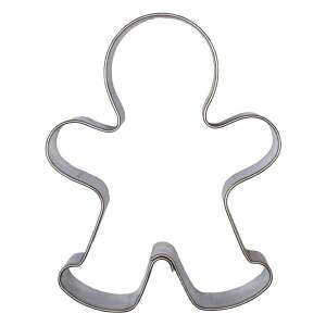 Vykrajovačka na perníčky - perníkový chlapček - Nerez - Vyrobte rozkošné perníkové chlapčeky na Vianoce, Halloween alebo narodeniny! - Vykrajovačky