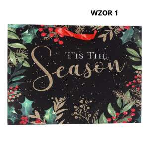 Geanta cadou de Craciun „Sarbatori Fericite” 42x12x31 cm Mix de modele 110428853 - Nonbrand Pungi cadou