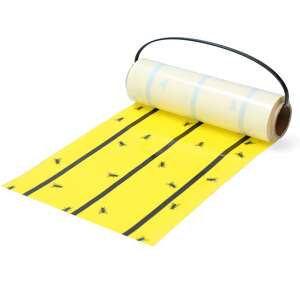 Sárga légycsapda tekercs, 5 méter hosszú, ragacsos, vonzza a legyeket - Rovarcsapda