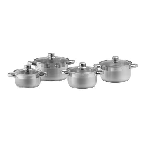 KOKO FAME Edelstahl-Kochgeschirr-Set – 8-teilig 110429548