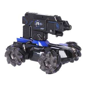 Diaľkovo ovládané auto so strieľačkou na vodné guľôčky UKC029 - modrá, otočné o 360°, terénne vozidlo - Nonbrand Vozidlo na diaľkové ovládanie