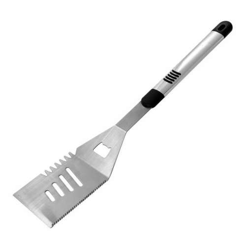 Spatulă de grătar din oțel inoxidabil cu deschizător de sticle, 49 cm