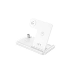 XO WX033 4-w-1 Bezprzewodowa Stacja Ładująca, Biały - XO