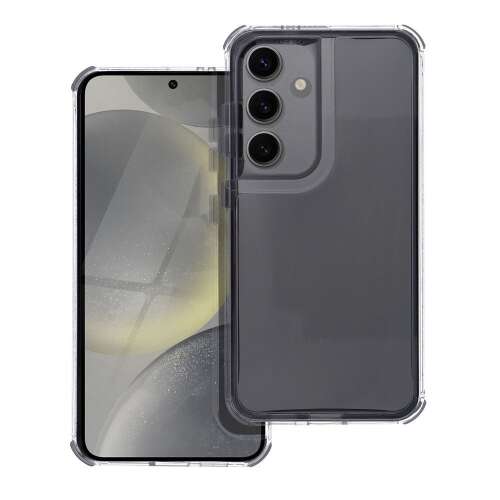 MATRIX CLEAR tok Samsung Galaxy A35 5G-hez, átlátszó telefontok, tiszta hátlap, fekete élek, védelem, karcálló - Telefon