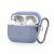 Tech-Protect Silicone Hook AirPods Pro 1/2 tok - Kék, karabinerrel a biztonságos rögzítéshez