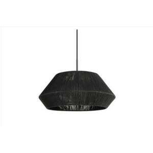Závesná lampa z prírodného ratanu - 50 cm (čierna) 110434737 - Lampy&osvetlenie