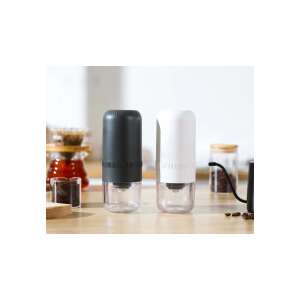 Schwarzer und weißer elektrischer Kaffeemühle, manuelle Kaffeemühle - Kaffeemühlen und Automatische Kaffeemaschine