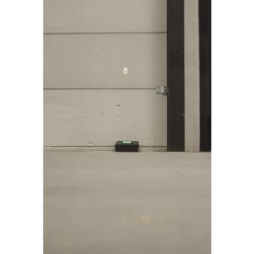 Rágcsáló csapda állomás ellenőrzési pont matricával, kártevőirtás