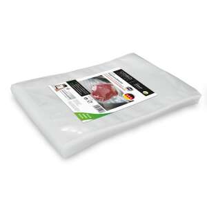 100 db Caso Germany porzsák készlet, 20x30 cm, vákuumkamrás gépekkel kompatibilis, újrafelhasználható, szakadásnak és magas hőmérsékletnek ellenáll - 100°C-ig, mikrohullámú sütőbe is alkalmas