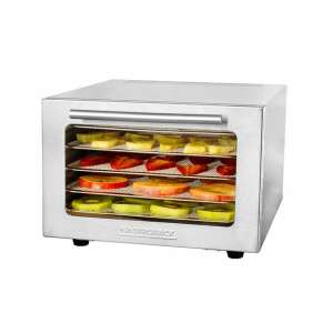 Gastroback Mini Professional Élelmiszer szárító 5 tálcával, rozsdamentes acél, gyümölcsök szárítva a tálcákon - Aszaló