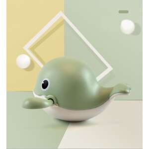 Flippy, jucăria de baie cu balenă verde de la Marimi, plutind în apă - Jucarii de baie