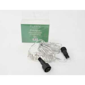 Cablu de prelungire transparent Flippy 3m cu conectori - Flippy Ghirlande luminoase