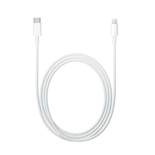 Cablu de date si de incarcare Apple, USB Tip-C-Lightning, 1 metru, KipHome, Alb 110441822