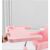 Szczegół tacki krzesełka do karmienia Flippy Pink