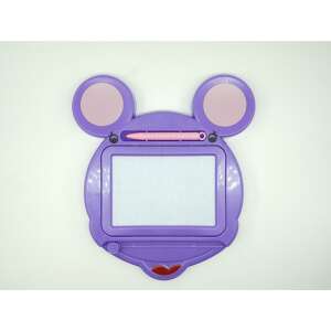 Flippy mágneses rajztábla, toll, egér forma, mérete 23x26,5 cm, kreativitás fejlesztése, lila