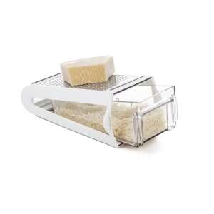 Razătoare Flippy cu brânză și brânză rasă în recipientul său de colectare - Răzători