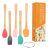 5 db Mini Flippy szilikon spatula készlet, ecset, tölgy, többszínű 138407855