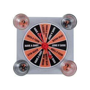 Flippy ivójáték 4 shot pohárral, felülnézet - Felnőtt társasjáték