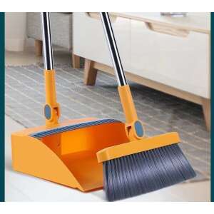 Rippy és No-Tail készlet levehető farokkal, Flippy, Fésűs fogakkal a Rippy tisztításhoz, forgatható, összecsukható, rozsdamentes acél és polipropilén, narancs 110443162 - Partvis & Seprű és Partvis fej