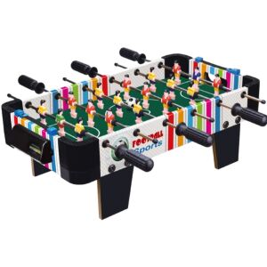 Futballasztal pályával és 18 játékossal Flippy, 6 fogantyús, eredményjelző táblával, 51 x 44 x 17,5 cm, lábakkal, Multicolor Design