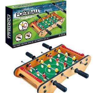 Futballasztal pályával és 12 játékossal Flippy, 4 fogantyús, eredményjelzővel, 37,5 x 21 x 9,5 cm, lekerekített élekkel