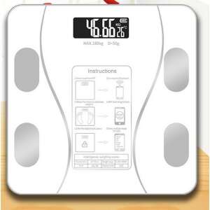 Cântar inteligent Flippy care afișează greutatea de 46,66 kg și temperatura de 26°C - Flippy