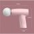 Mini-Massagegerät, Flippy, Pistolentyp, Aufladen über USB Typ C, Tragbar, Zur Muskelentspannung, 120 Min. Akkulaufzeit, 3 Geschwindigkeitsstufen, Pink 110443960