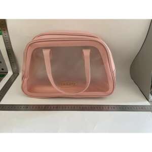 Yu Lang Flippy dupla rekeszes vízálló kozmetikai utazótáska, rózsaszín, 35 x 22 x 15 cm - Kozmetikai táska